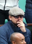 Leonardo DiCaprio attends the French open final of Roland Garros in Paris 06/06/2016