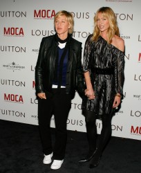 Ellen DeGeneres & Portia de Rossi - Takashi Murakami Honors Marc Jacobs - Arrivals 28.10.07