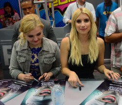 Emma Roberts & Abigail Breslin - Comic Con 2016 - Scream Queens autograph signing on Day 2, San Diego, CA, 07/23/2016