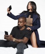 Ким Кардашян, Канье Уэст (Kim Kardashian, Kanye West) Karl Lagerfeld for Harper's Bazaar, 2016 (6xHQ) E0ab8b498314016