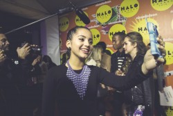 Isabela Moner - BTS Photos by Paula Araujo from Moments Magazine's Interview on the Orange Carpet at the Nickeloden HALO Awards, NYC, 11/14/2015