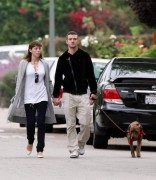 Jessica Biel & Justin Timberlake @ Walking his dog in Los Angeles, CA on June 26, 2008